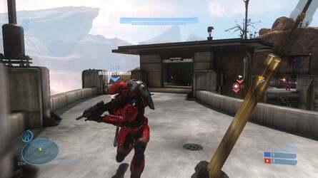 Resolution tests in the beta code can be challenging owing to the inclusion of some kind of temporal anti-aliasing (right). However, the shot to the left gives us plenty of clean lines to analyse.