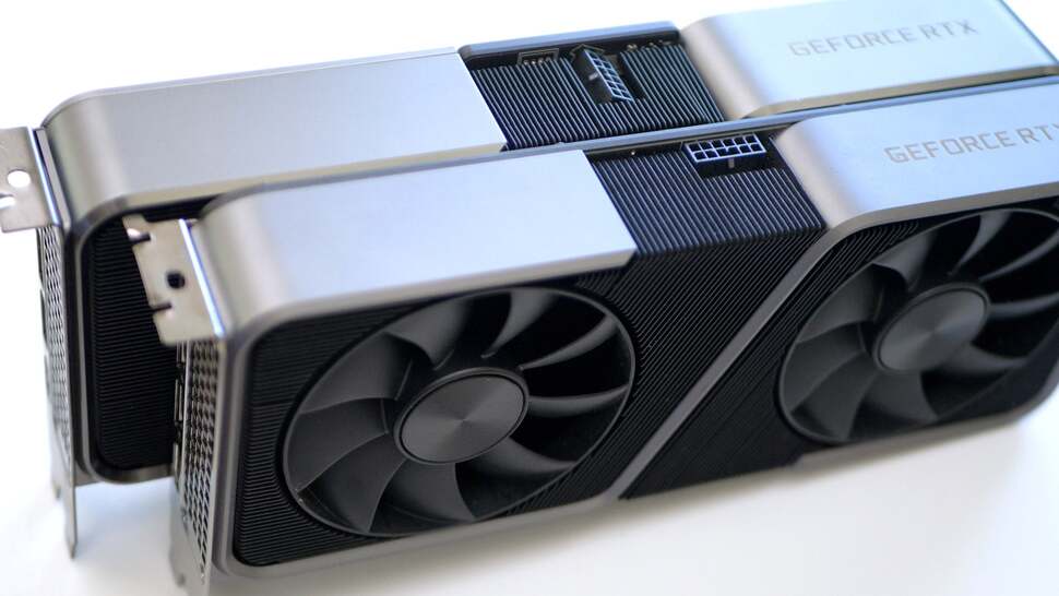 Here's the 3070 Ti (back) next to the 3070 (front)