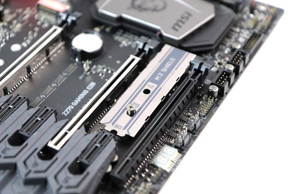 Even the Intel Optane support socket gets a thermal solution