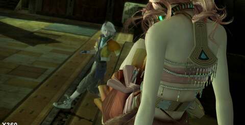A cursory examination of FFXIII's shadowing setup suggests that the effect is dialled back or indeed non-existent in certain cases.