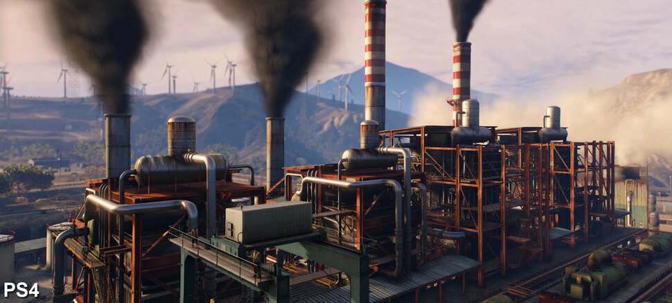 These shots demonstrate a difference in the appearance of smoke. On PS4 the game appears to be utilising more of a volumetric effect while the PS3 version uses a more simplified effect. Also note the depth of field in this shot