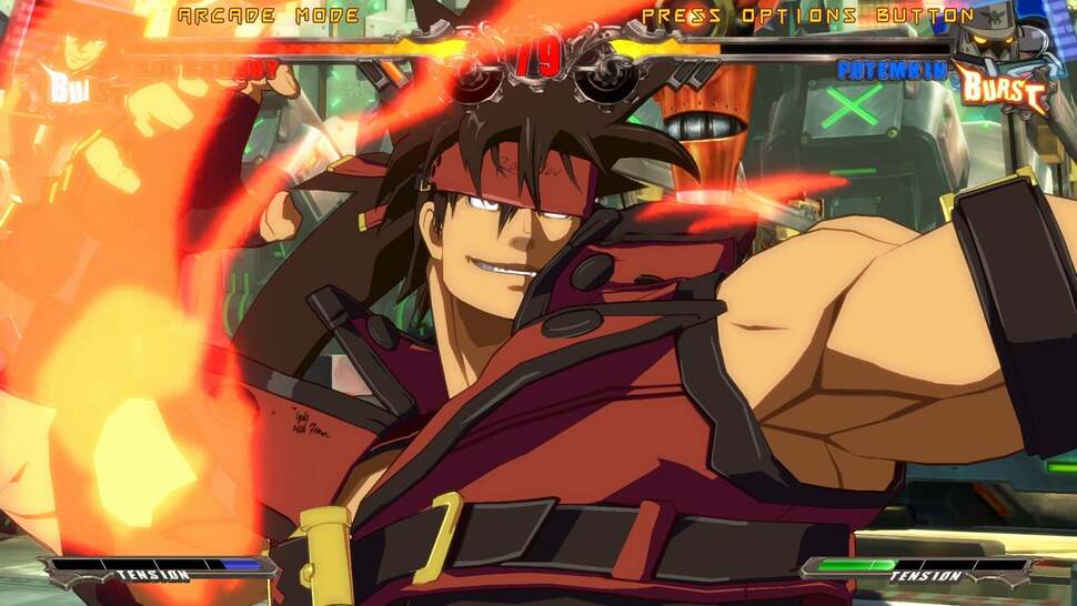 You've never seen Sol Badguy up this close. Special moves make the most of the move to 3D, but the story segments lack any real energy