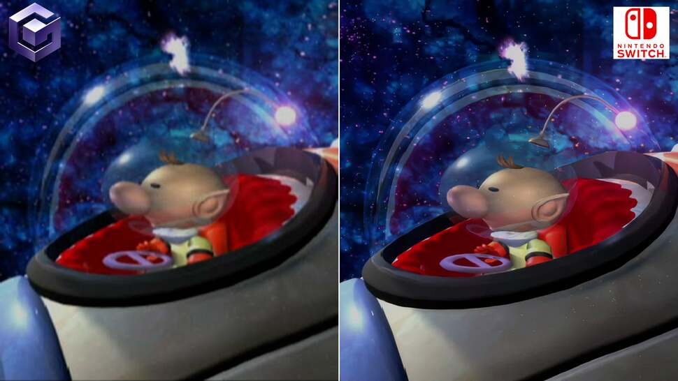 Pikmin's pre-rendered cut-scene also get the HD treatment via what appears to be an AI upscale from the original GameCube source video files. The result is superb, with every detail in the sky appearing pin-sharp on Switch