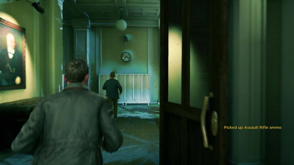 While detail levels are high up close, draw distances for shadows and texture are low, leading to visibly pop-in. Here we see how shadow map transitions occur just a few feet away from the camera