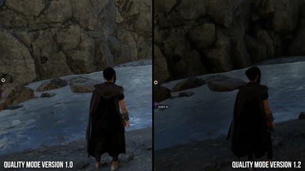 Reflections remain an unfortunate weak point for Forspoken, sometimes not being distorted in line with the normal-mapped ripples on the water itself which produces jarring results.