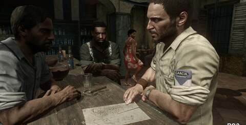 What looks like a lower resolution texture on PS3 (Woods' box of cigarettes) appears to be a change in mip-map quality depending on distance from the player. Not an issue on 360 and a touch bizarre, suggesting a bug. A fair few minor rendering issues mostly crop up just on the PS3 build.