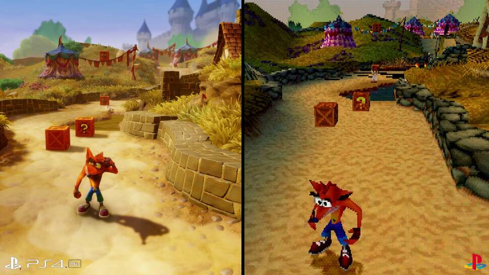 It's impressive how accurately developer Vicarious Visions has managed to capture the look and feel of the original games in its new engine. The visuals are far more detailed but decidedly still very much 'Crash'