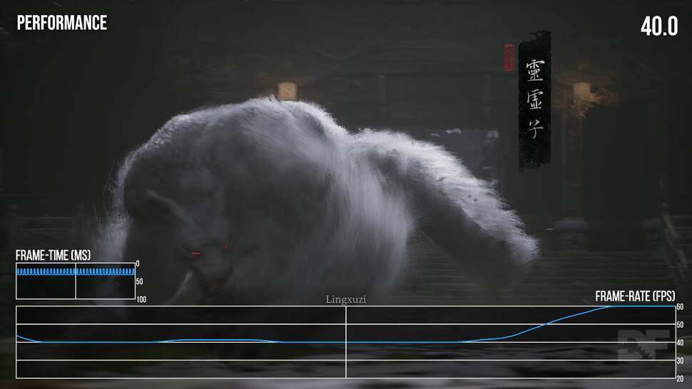 Performance mode is largely 60fps - albeit with added input lag from frame generation - but hard drops to 40fps are possible.