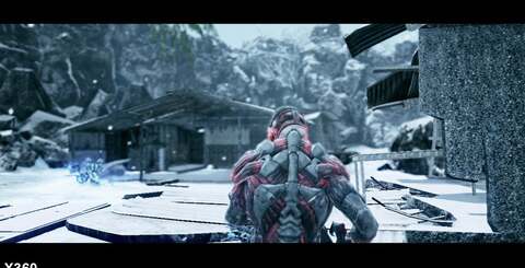 The PS3 offers marginally less blocky shadows, but the 360 showcases higher quality textures in places - particularly during the icy Paradise Lost level..