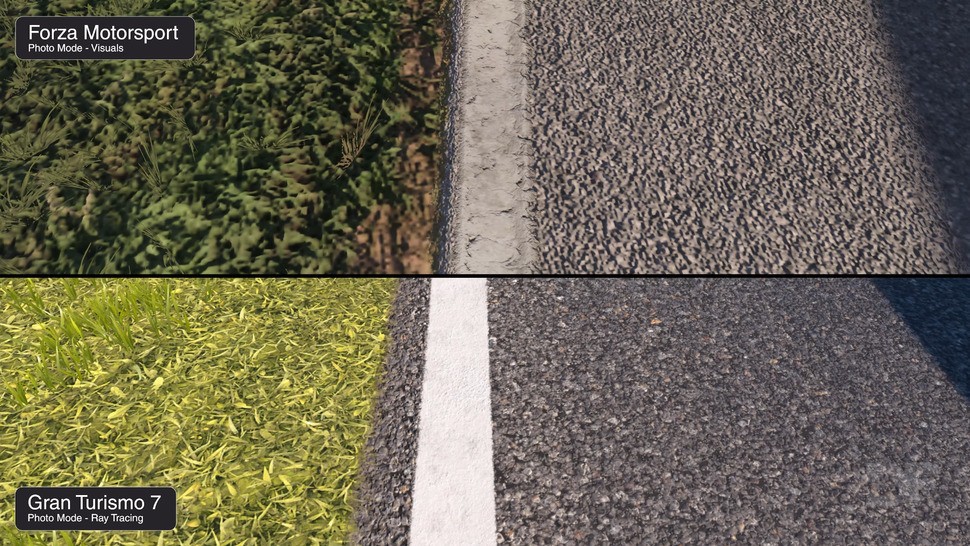 Despite having the high-res texture pack installed on Xbox Series X, it might not be working correctly as textures appear noticeably higher quality in Gran Turismo 7 on PS5.