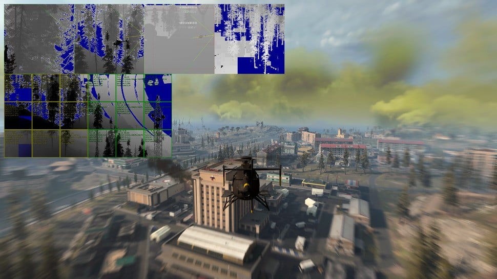 The shadow cascade streaming system is vastly more efficient and prevents larger scale game modes from becoming CPU-limited