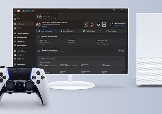 DSX PC App Beta Adds Haptic Support, Bluetooth Audio to Sony DualSense Controllers Connected Wirelessly
