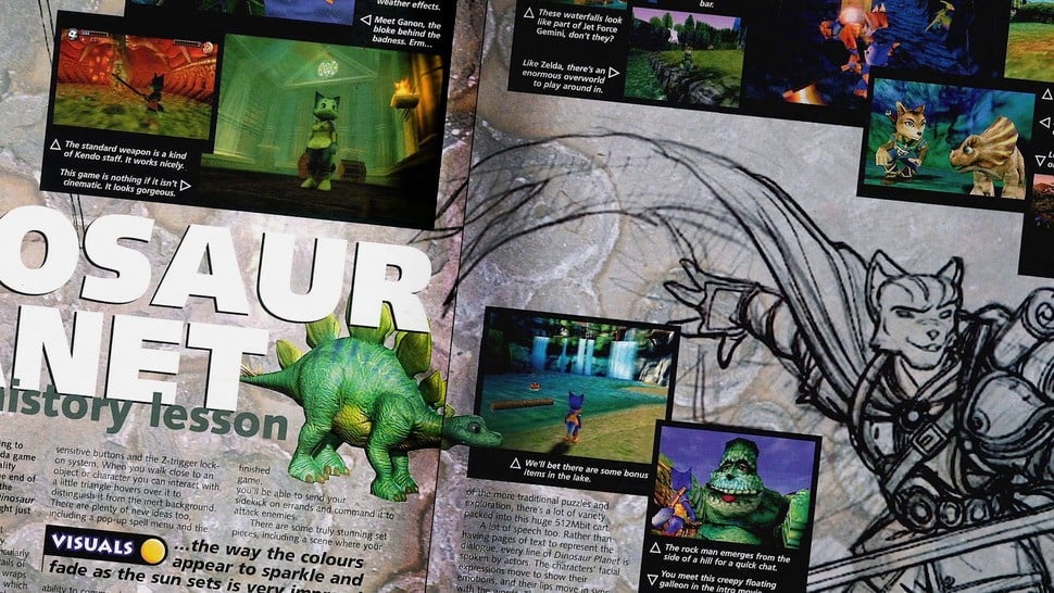 Prior to the recovered code resurfacing, all we really knew of Dinosaur Planet came from contemporary magazine previews