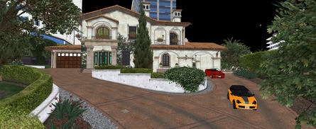 Here are some early shots from Grand Theft Auto 5 with the PTGI capturing buffer data but not active.