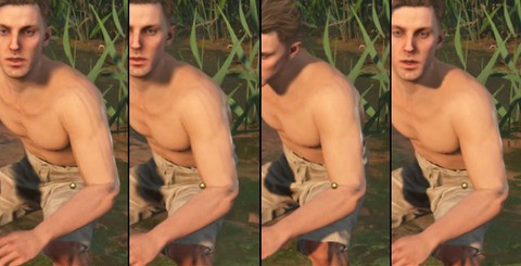 While the game looks great at ultra for the most part, choosing lower settings often results in noticeable downgrades - such as striated lines on skin, blocky shadows with light leaking, or volumetric artefacts.