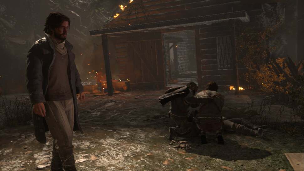 Cut-scenes often exhibit post-processing artefacts that can give the impression of a resolution far lower than 1440x1080. Look at the edge of the building in the background. It's both pixelated and blurry