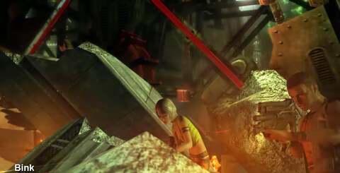 Disc space - or the lack of it - isn't the problem, it's the choice of video codec. Our VC1 and h264 encodes are actually smaller than the Bink encodes on the disc. The h264 files are extremely close in detail retention to our original lossless captures of the PS3 FMV.