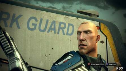 Aliasing in certain situations appears to be reduced on Xbox 360 through the use of what may be a post-process edge filter. Check out the detailing around the head and the edges on the scenery behind the character.