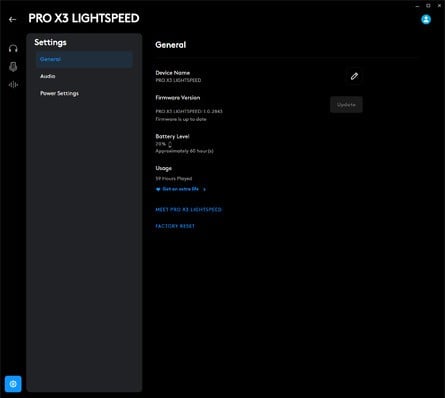 Here's G Hub. The addition of parametric EQs for the mic and headset is great, and only the sampler feature really feels like a gimmick - everything else is useful. Click screenshots to enlarge.