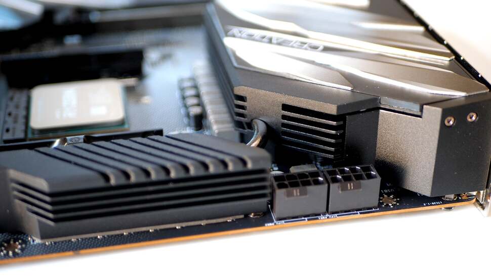 Twin eight-pin power inputs here, though they're not really needed for anything but the most extreme overclocking