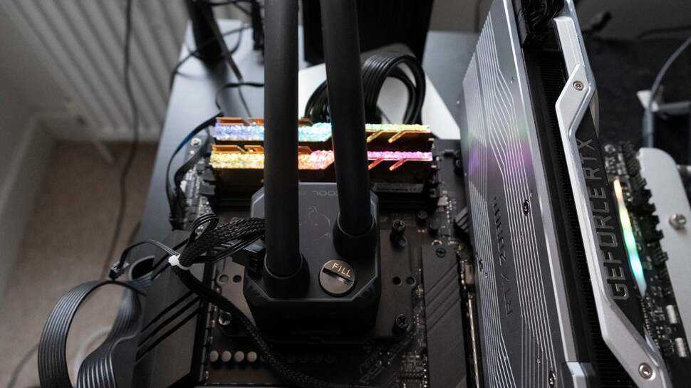 Our test setup for Ryzen 9 3900XT and Ryzen 73800XT