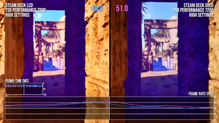 The Steam Deck OLED's perfect blacks and brighter HDR highlights can be transformative in some games - and the revised SoC even boasts slightly higher performance too.