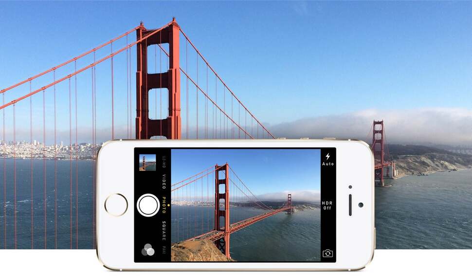 A revised 8-megapixel sensor with larger pixels, an innovative new flash, improved image stabilisation and 720p video recording at 120fps highlight the key advances Apple has made with the iPhone 5S camera.