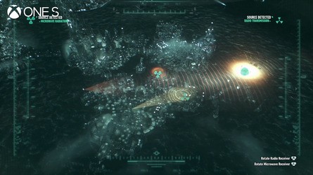 On Xbox One, this receiver rotating minigame is intuitive enough, but on Switch the game doesn't display the beams you're meant to be aiming, making progression a case of blindly rotating the receivers until you accidentally come across the solution.