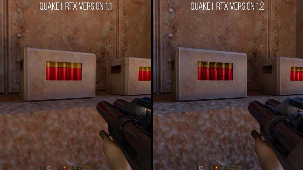 Environment textures are tweaked, but smaller objects also have a similar upgrade