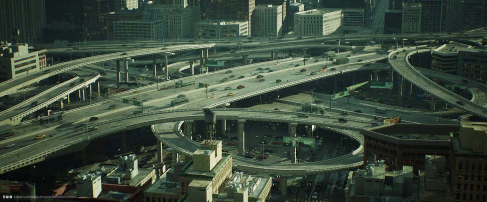 Cinematic sequence shots from Epic taken from The Matrix Awakens