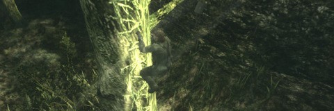 Snake Eater uses much the same set-up as MGS2 in terms of resolution and reformatting of cut-scenes to better suit the native 16:9 screen. The bloom and post-processing work generally does a good job of masking most of the jaggies and frame-rate is more consistent.