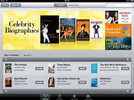 Winnie the Pooh is the freebie illustrated E-Book that comes with iBooks. Even if the price of the online store gives pause, there's still plenty of out-of-copyright classic material to download for nowt.