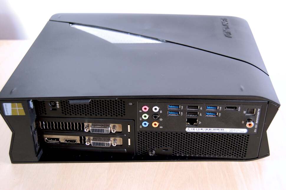 The rear of the unit offers a surfeit of USB ports (2.0 and 3.0), multiple display outputs via both motherboard and graphics card along with surround outputs in both analogue and digital (if HDMI audio is not available)