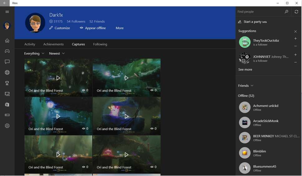 Activity alerts can be viewed directly from the Xbox app, keeping players up to date on things  happening with their profile. Nothing is happening for us right now, it seems