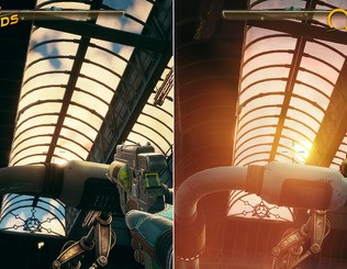 Side by side, it's clear to see the differences that Spacer's Choice exhibits compared to the original version on the same Xbox Series X hardware.