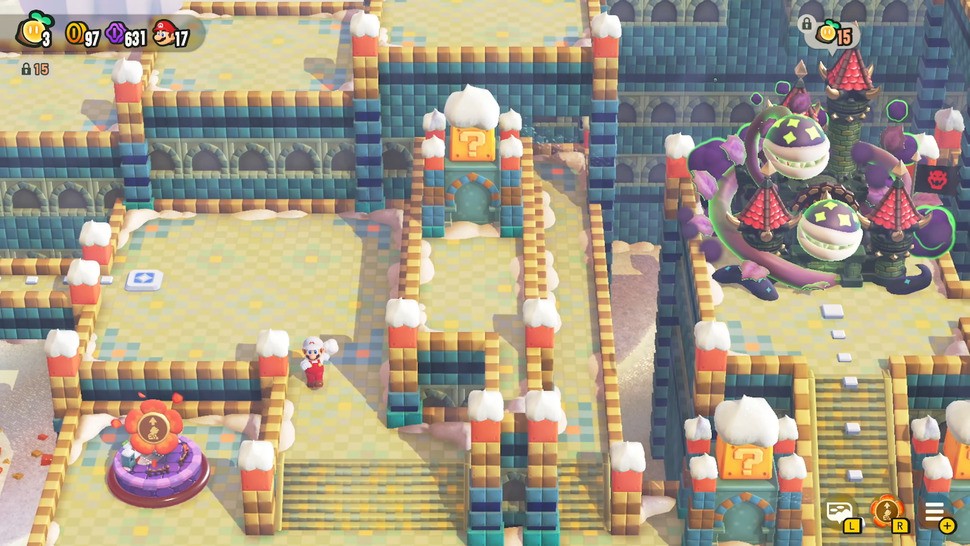 This desert castle is slowly unlocked in the world map and almost feels like its own mini-dungeon.