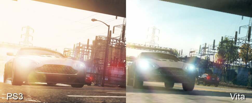 Effects work is scaled back substantially, with the deferred lighting technology replaced in favour of a simpler solution, but regardless, at times it is uncanny just how close the Vita version is to the same game running on much more powerful hardware.