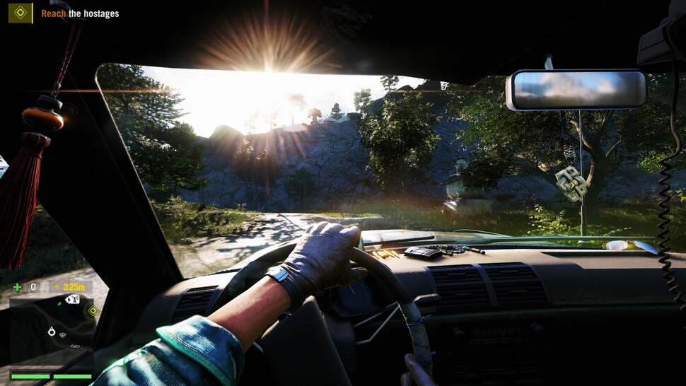 The dynamic time of day shifts the look of the landscape, though we've yet to see light shafts in use on PS4 - as previously seen in Far Cry 3 on PC