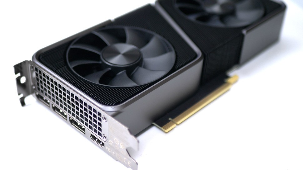 Three DisplayPort 1.4a connections and HDMI 2.1 - just like RTX 3080