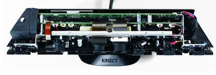 The system's 'brain' has been removed from the Kinect innards, with the Xbox 360 CPU and GPU taking over the processing chores.