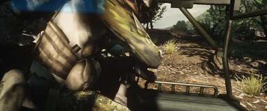 In the comparison video, the non-installed texture version doesn't seem to look so bad, but it's fair to say that the inconsistency in how artwork is distributed can easily be made to look rather embarrassing, as these shots demonstrate. Yes, 360 owners should take DICE's advice and install the HD content pack.