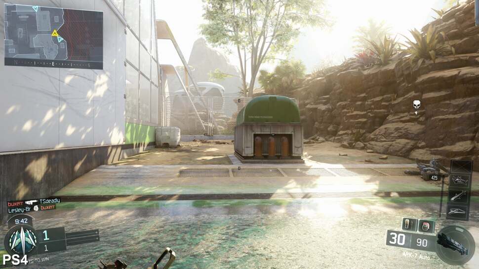 Another highlight is Black Ops 3's use of high dynamic range (HDR) and bloom, which realistically changes exposure to a scene when entering brightly lit areas