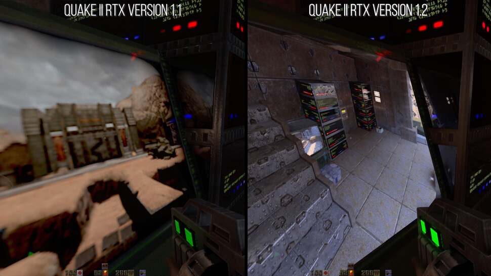 Lighting from the monitors affects the surroundings too