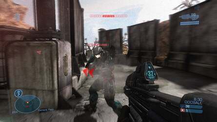 A well-realised noise filter combined with controller feedback adds the sensation of danger when your Spartan armour is under heavy assault.