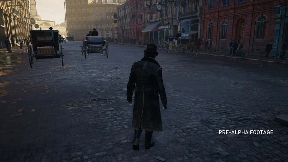 After the lavish utilisation of thousands on NPCs in Unity, London's city streets looks surprisingly unpopulated by comparison, even factoring in the inclusion of vehicles