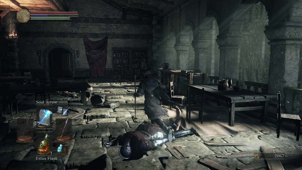 From Software's lighting model carries over from Bloodborne, giving surfaces and clothing a sense of depth, based on the type of material in use