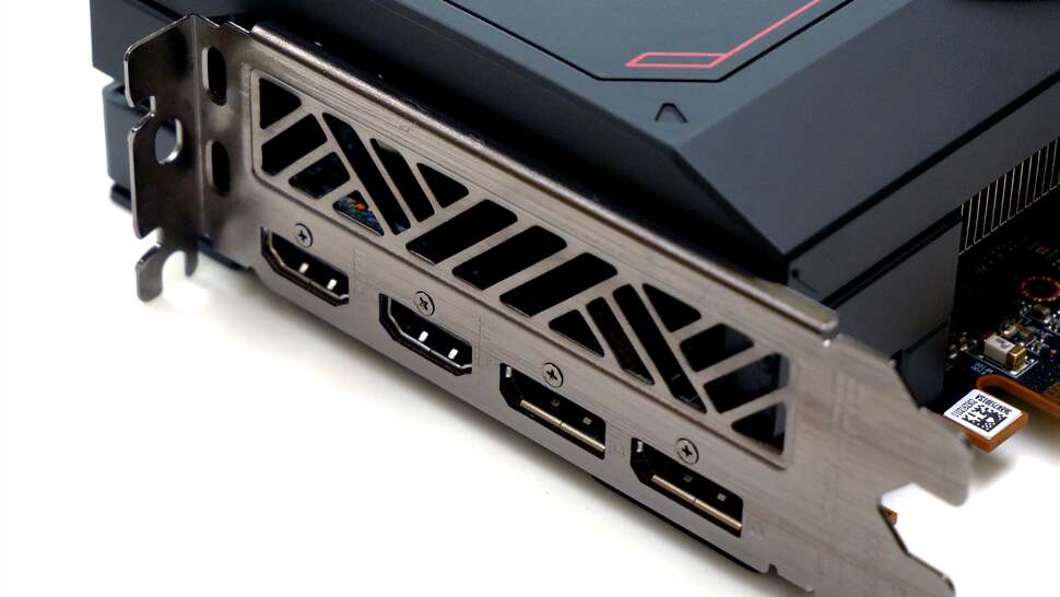 We've got slightly different I/O on the Sapphire RX 7700 XT card - 2x DP 2.1, 2x HDMI 2.1