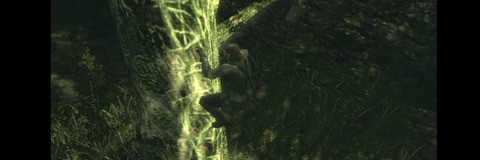 Snake Eater uses much the same set-up as MGS2 in terms of resolution and reformatting of cut-scenes to better suit the native 16:9 screen. The bloom and post-processing work generally does a good job of masking most of the jaggies and frame-rate is more consistent.