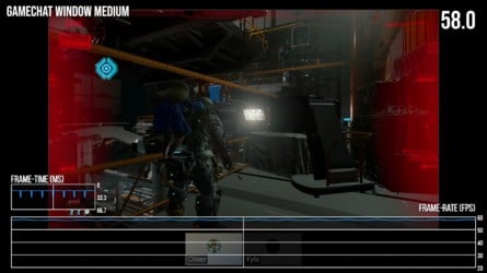 Here's how Pragmata runs on Switch 2 with different GameChat window sizes. Click to enlarge. 