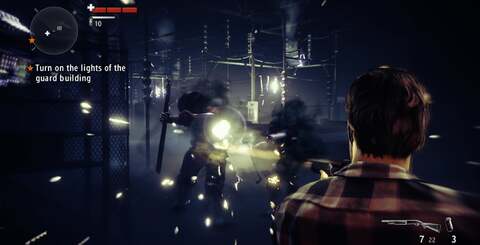 Alan Wake's American Nightmare is the first console game we're aware of to combine 4x MSAA with post-process FXAA, and while the overall look is very clean, there are moments where the artifacting looks worse than it did in the original game.